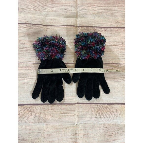 Cejon Women's Black Knit Classic Winter/ Fall Gloves - OS - Picture 4 of 8